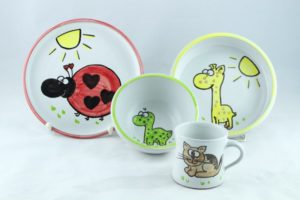Kindergeschirr aus Keramik
