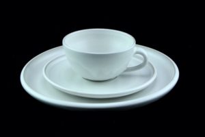 Frühstücksgedeck mit Tasse